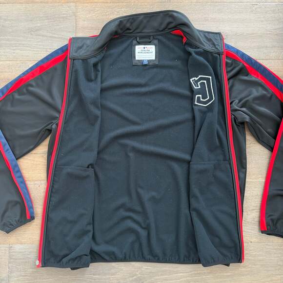 Cleveland Guardians Men’s XL Full Zip Jacket Black Navy Red MLB - Picture 7 of 7